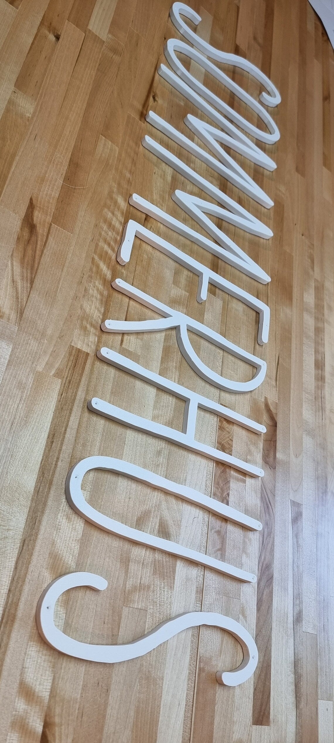 Custom Outdoor Screw Mount Sign Letters - 1/2 Inch Thick. Any Font, Size Or Color. Stunning Screw Mount Sign Letters For Outdoors