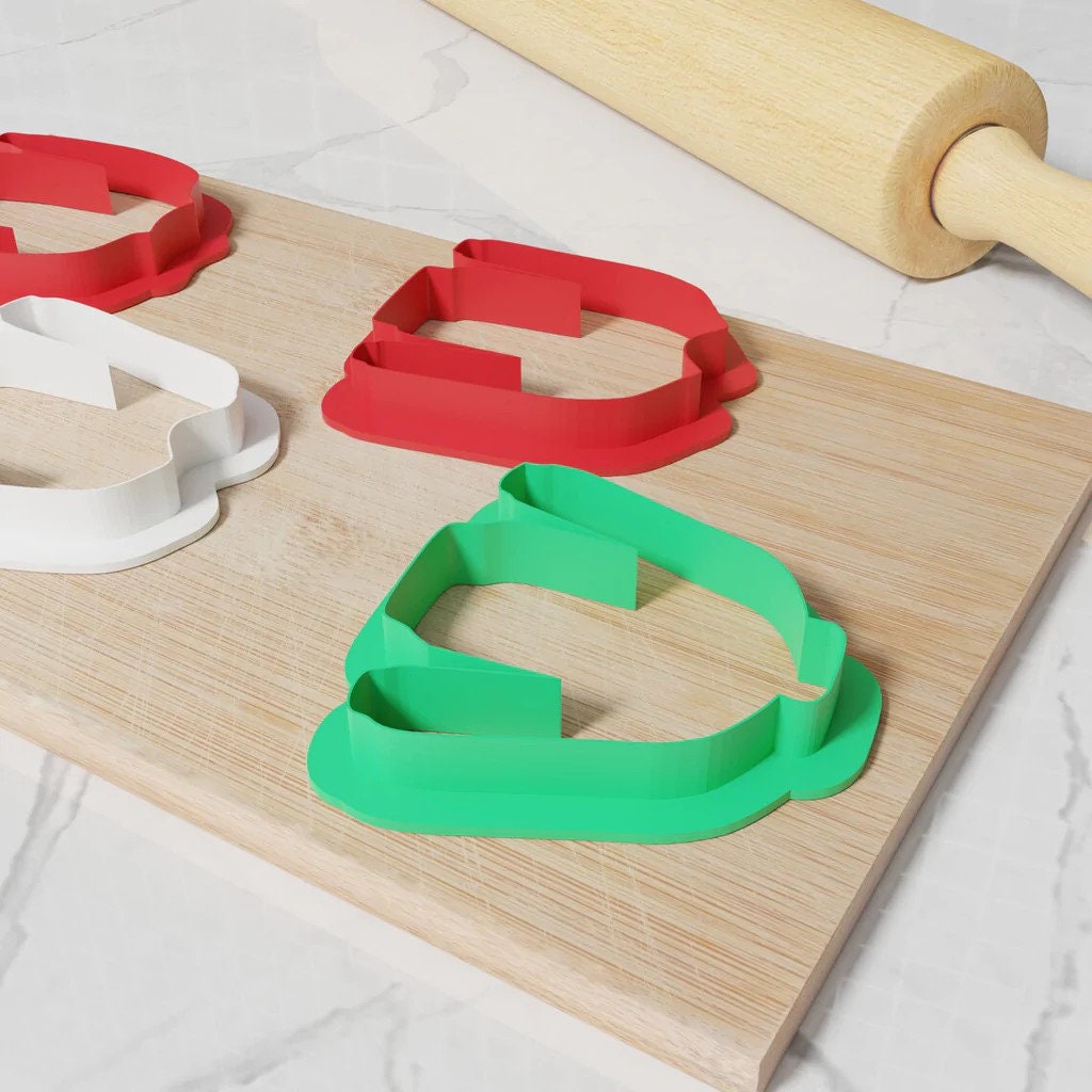 Modern Christmas Sweater Cookie Cutters. 4 Unique Christmas Sweater Cookie Cutters From 3 Inch to 8 Inch Height!