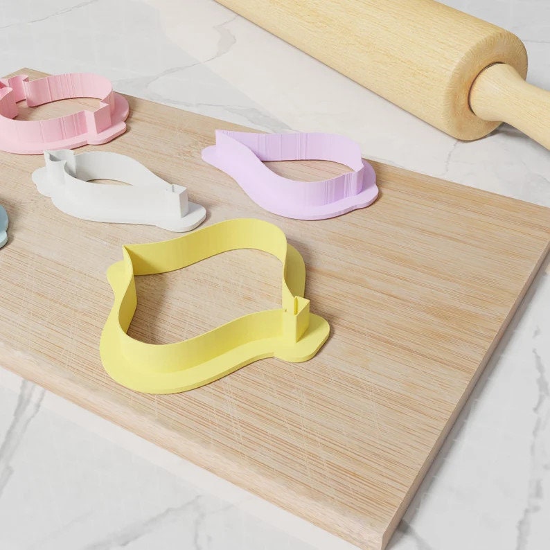 Retro Christmas Ornament Cookie Cutters. 5 Throwback Christmas Ornament Cookie Cutters From 3 Inch to 8 Inch Height!