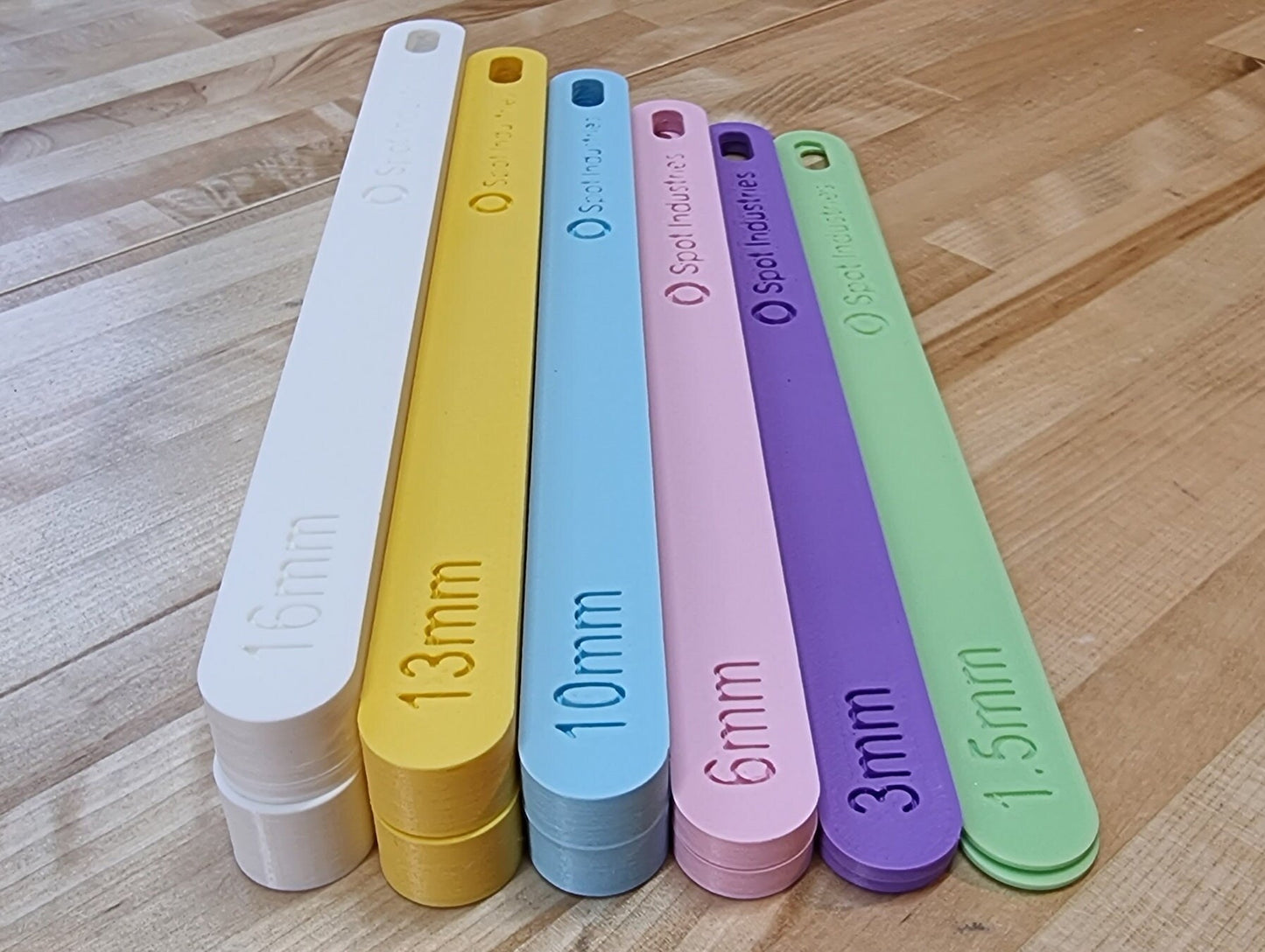 9in Dough Stick Pairs Metric (mm). Perfect Height Every Time With Our Eco-Friendly 9in Dough Stick Set In Metric (mm)