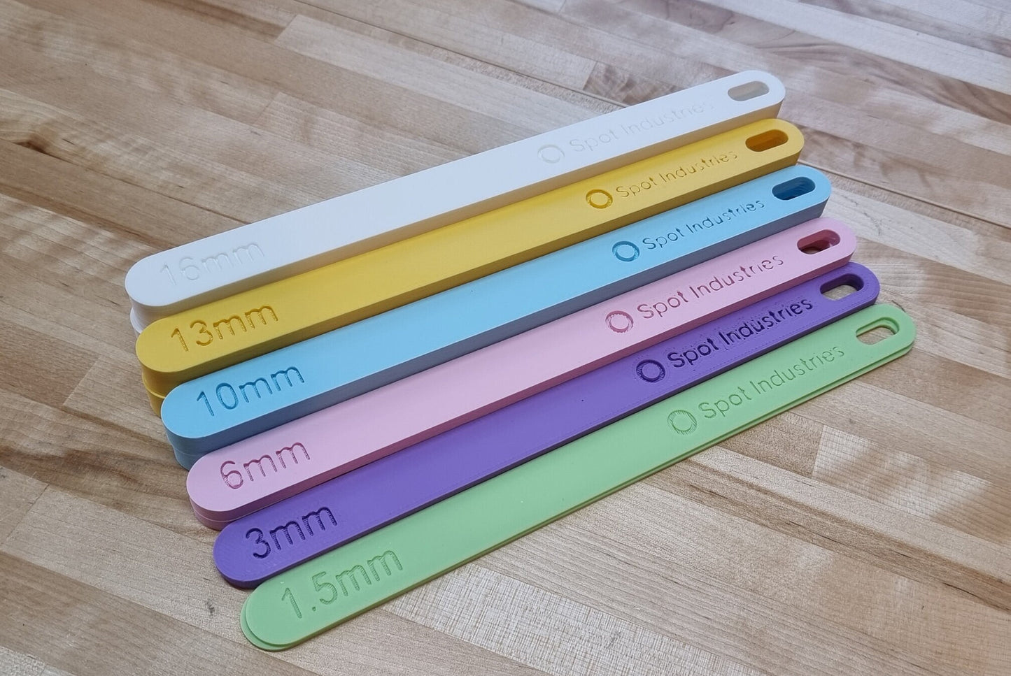 9in Dough Stick Pairs Metric (mm). Perfect Height Every Time With Our Eco-Friendly 9in Dough Stick Set In Metric (mm)