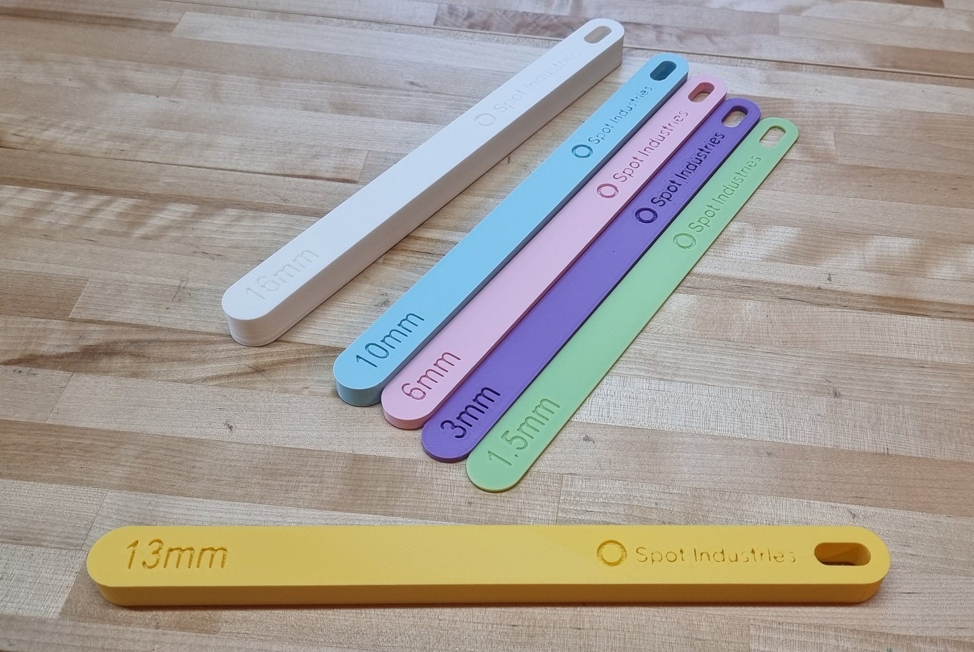 9in Dough Stick Pairs Metric (mm). Perfect Height Every Time With Our Eco-Friendly 9in Dough Stick Set In Metric (mm)