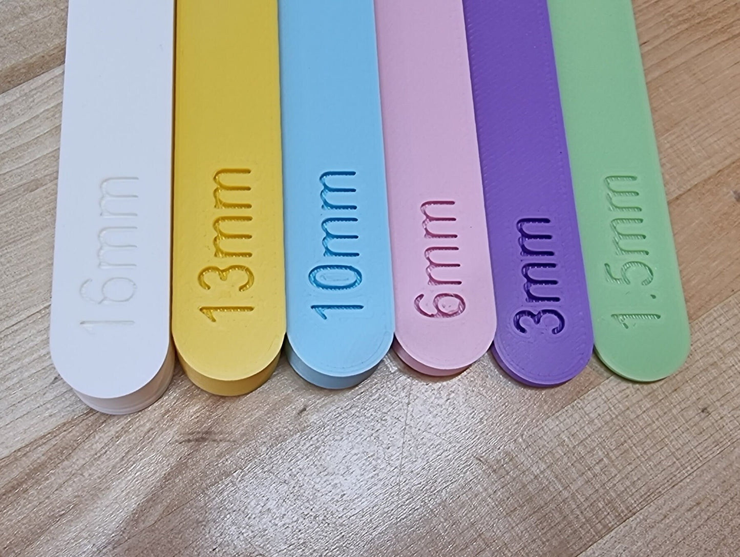 9in Dough Stick Pairs Metric (mm). Perfect Height Every Time With Our Eco-Friendly 9in Dough Stick Set In Metric (mm)