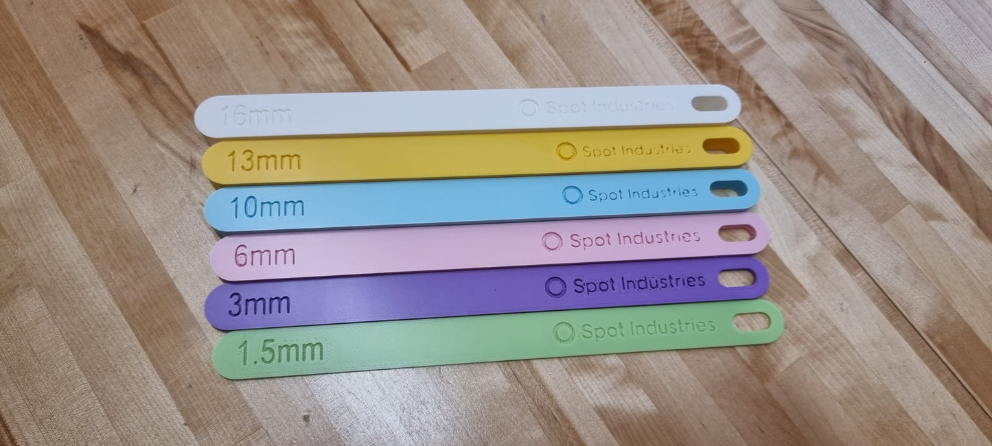 9in Dough Stick Pairs Metric (mm). Perfect Height Every Time With Our Eco-Friendly 9in Dough Stick Set In Metric (mm)