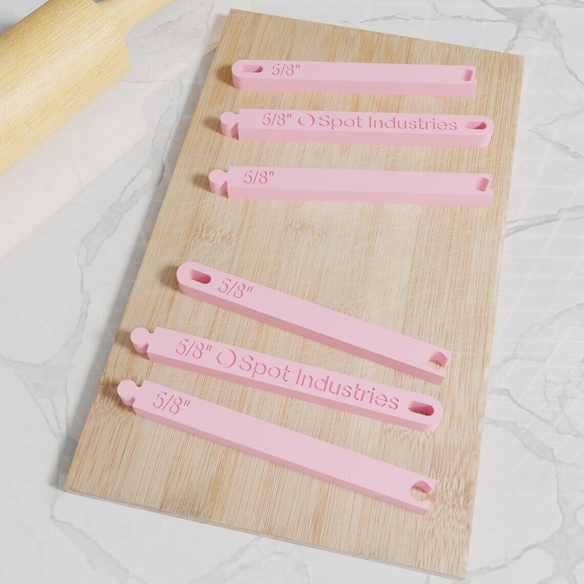 Extra Long Dough Sticks in 5/8" Thickness. Get The Perfect Dough Height Every Time With Our Extra Long Dough Sticks