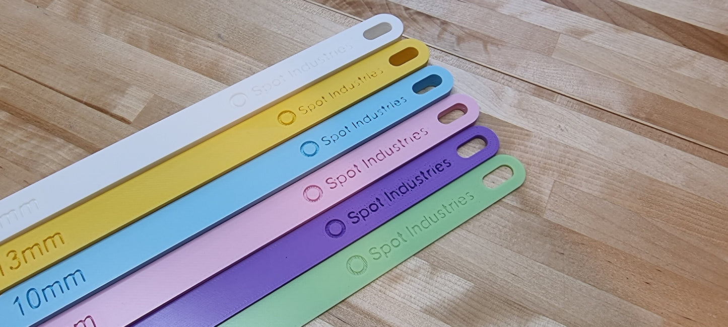 9in Dough Stick Pairs Metric (mm). Perfect Height Every Time With Our Eco-Friendly 9in Dough Stick Set In Metric (mm)