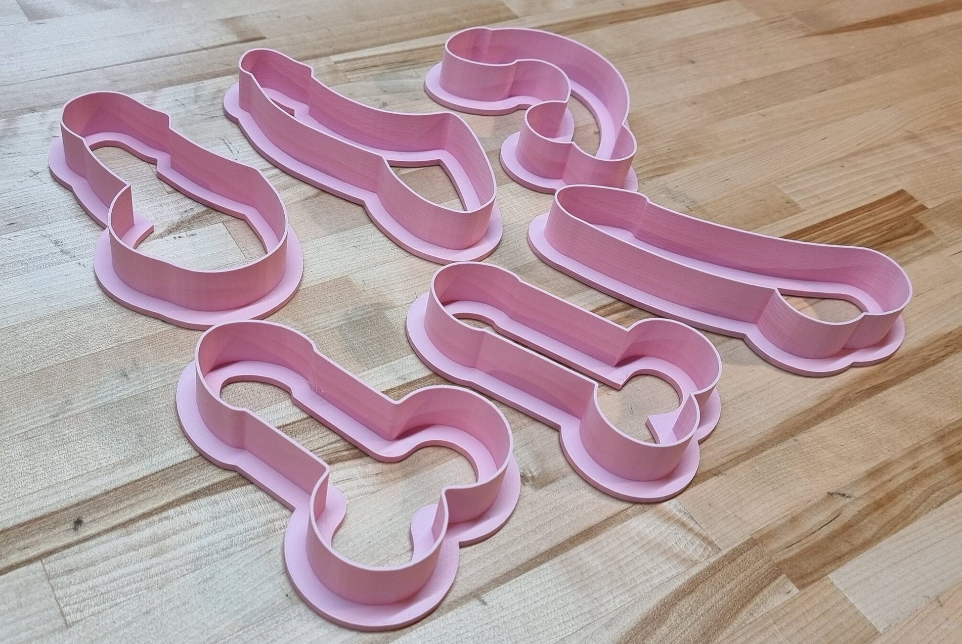 Penis Cookie Cutters. 6 Unique Designs From Shower To Grower. Penis Cookie Cutters In Four Sizes, Tons of Colors!
