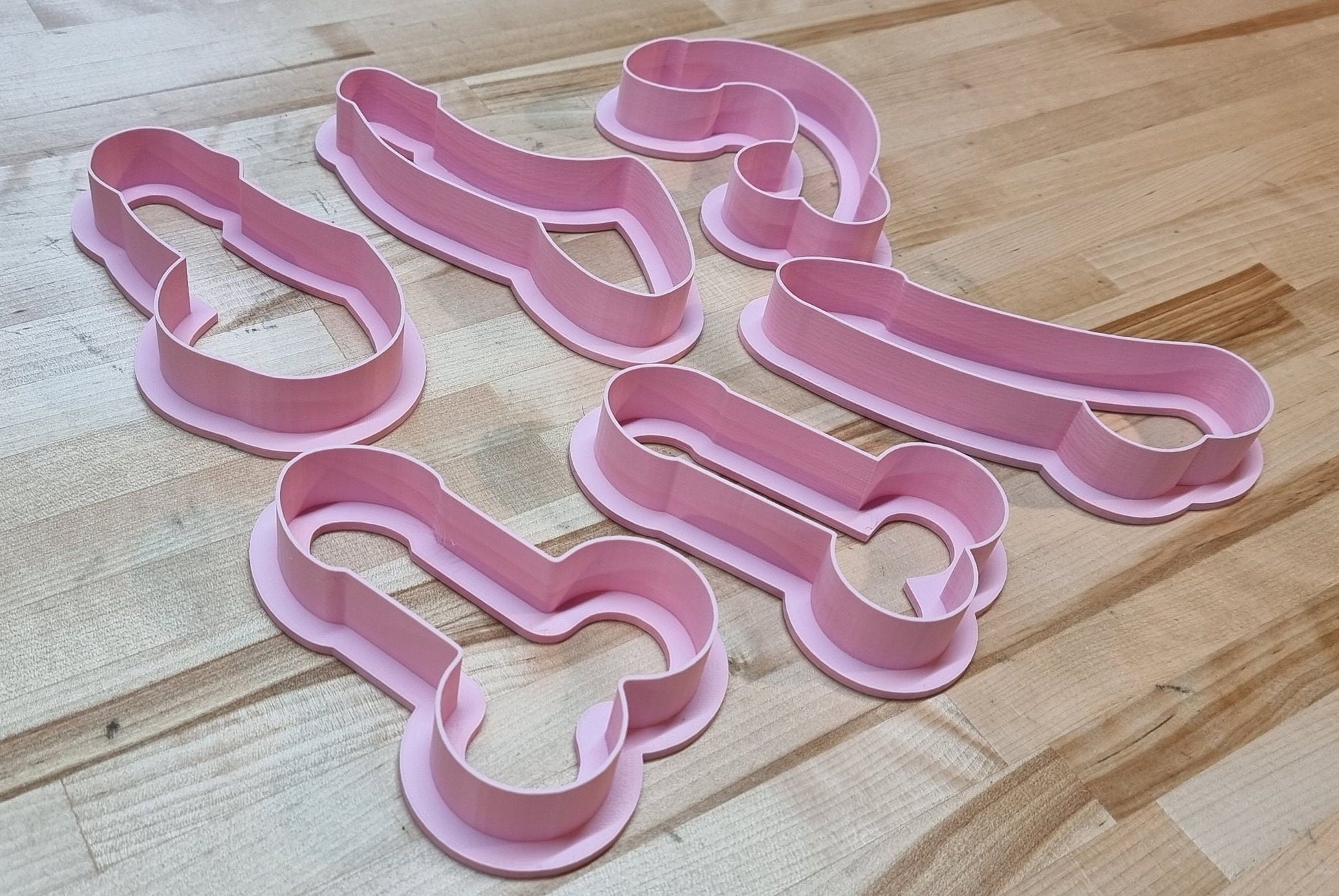 Penis Cookie Cutters. 6 Unique Designs From Shower To Grower. Penis Cookie Cutters In Four Sizes, Tons of Colors!