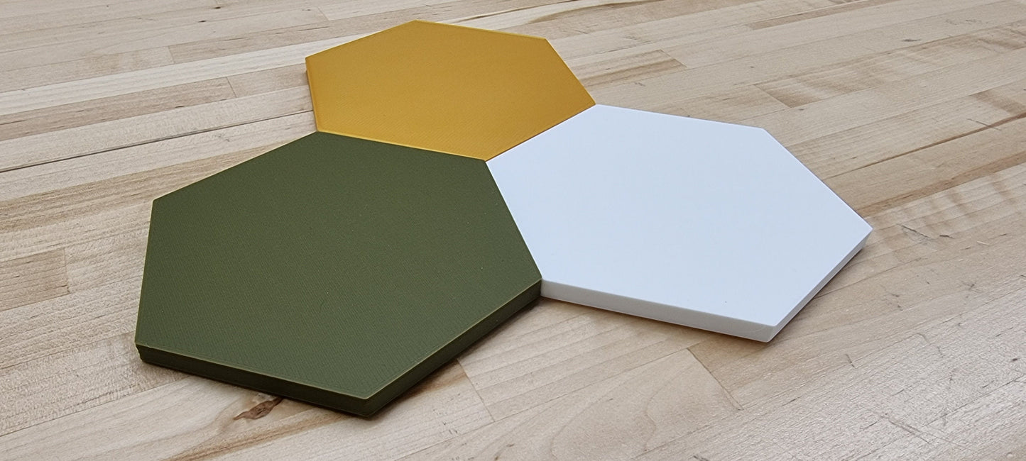 3D Hexagon Wall Tiles In Tons of Sizes & Colors! 6in Wide. Get A Modern Honeycomb Look With 3D Hexagon Wall Tiles