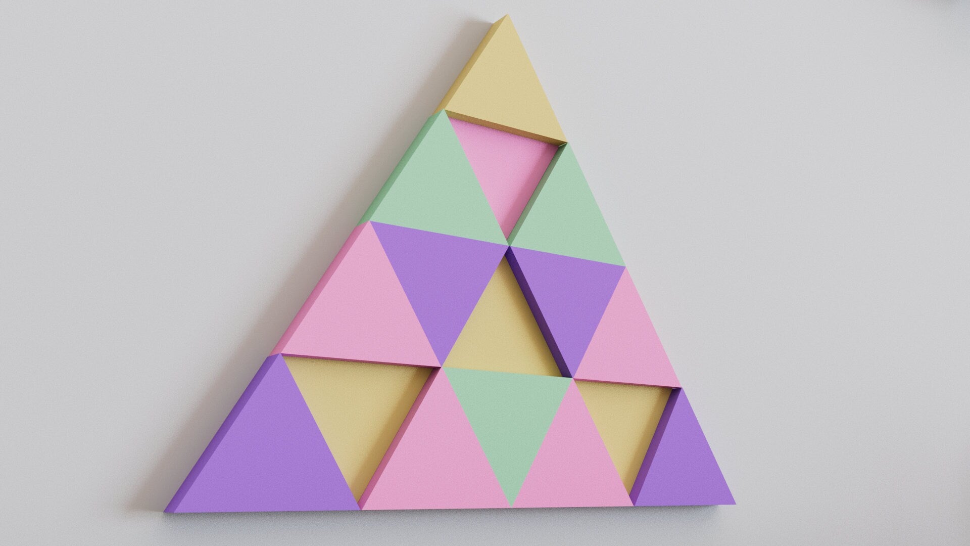 3D Triangle Wall Tiles In Tons of Sizes & Colors! 6in Wide. Get A Modern Look For Your Wall With 3D Triangle Wall Tiles