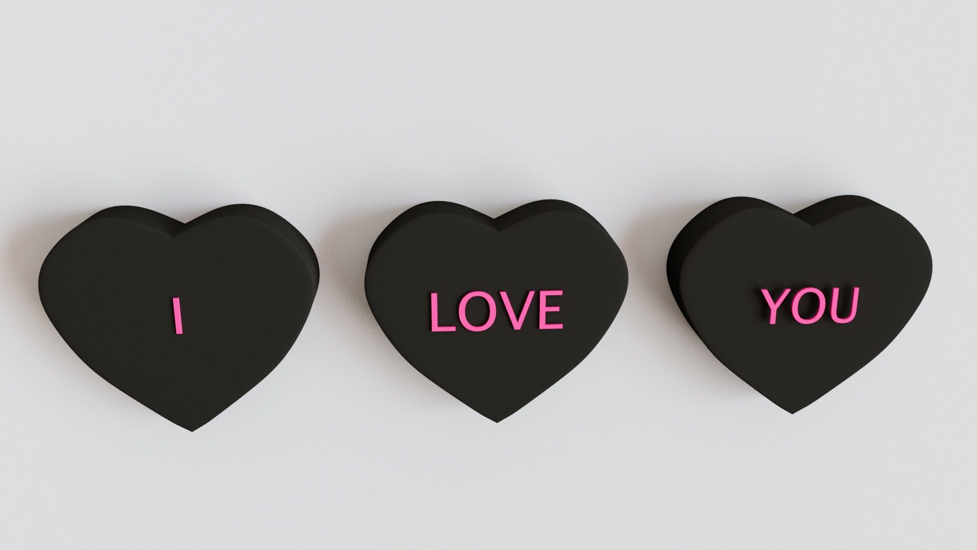 3D Custom Heart Wall Tiles In Tons of Sizes & Colors! 6in Wide, Set of 3. Create A Modern Wall With Easy On Off 3D Custom Heart Wall Tiles