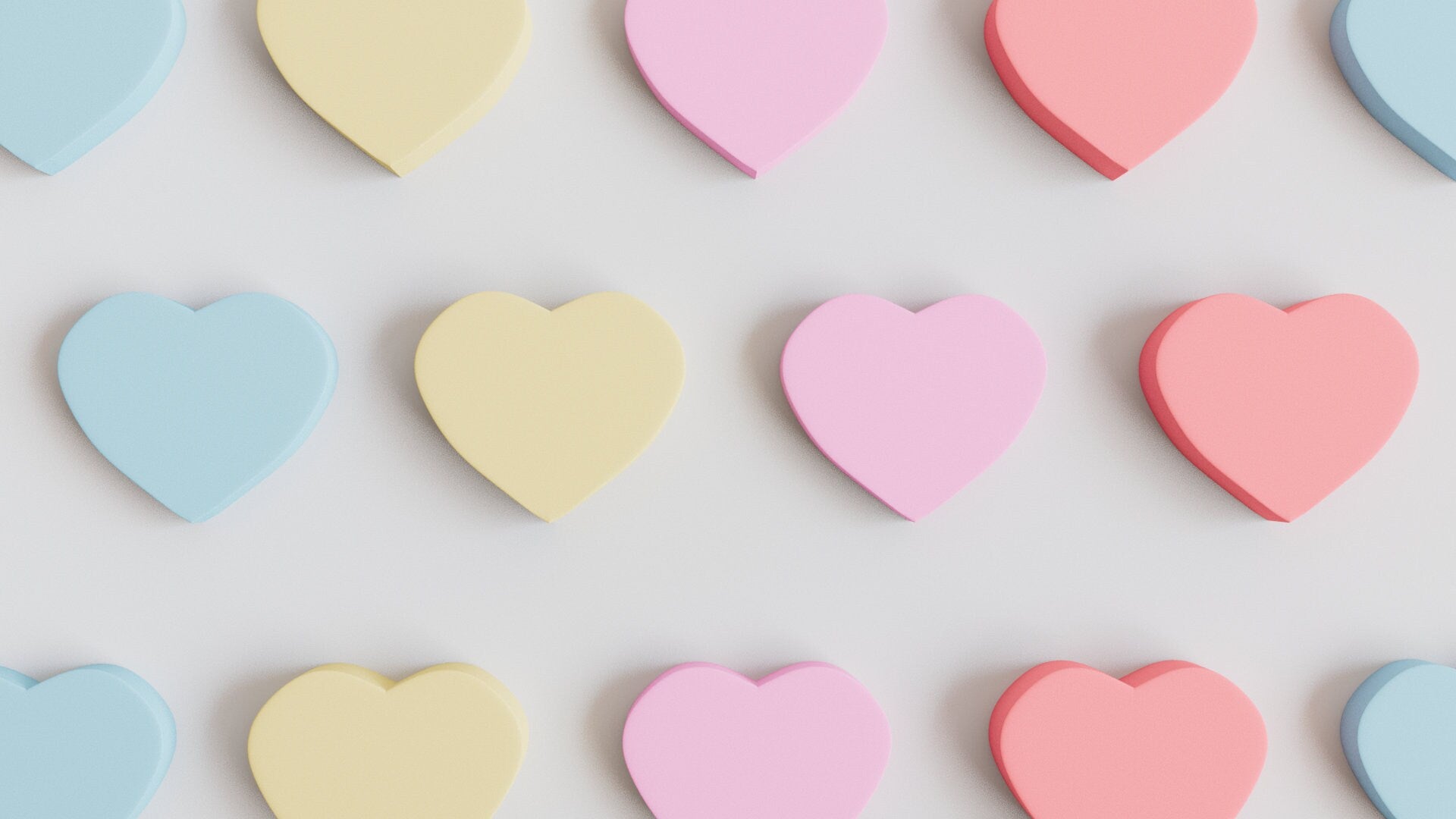 3D Heart Wall Tiles In Tons of Sizes & Colors! 3in Wide, Set of 3. Create A Modern Wall With Easy On Off 3D Heart Wall Tiles