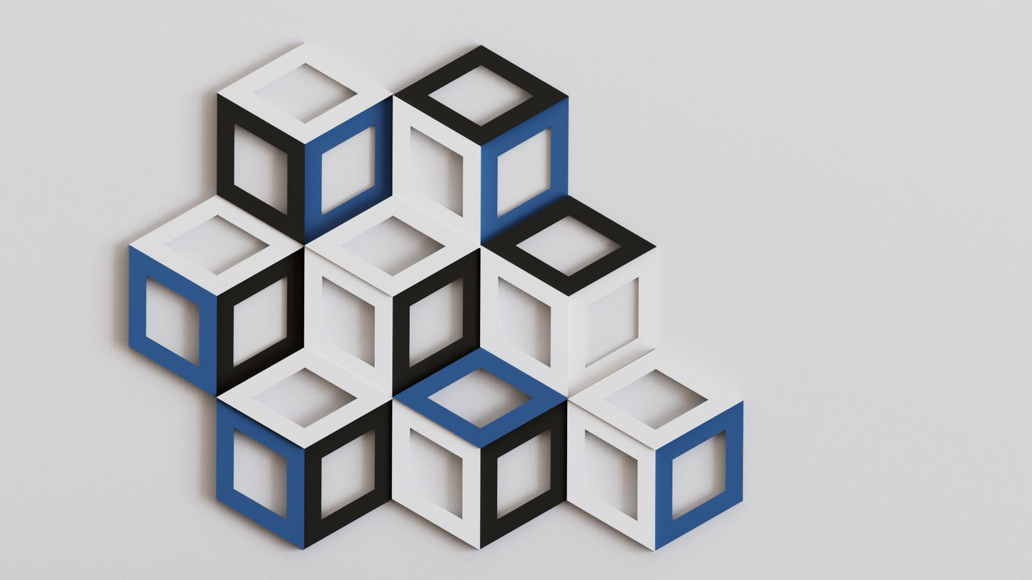 3D Diamond Wall Tiles In Tons of Sizes & Colors! 8in Wide. Get A Modern Look With Easy On Off 3D Diamond Wall Tiles (Hollow)