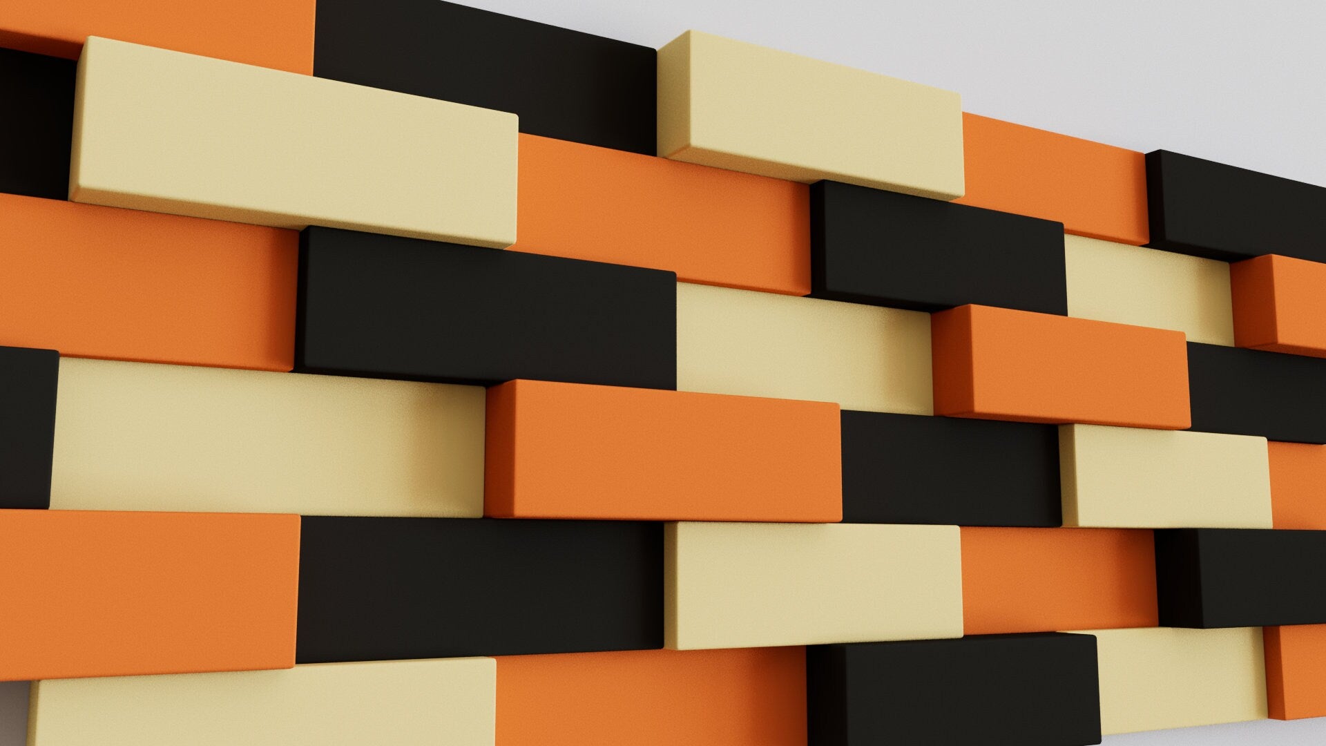 3D Rectangle Wall Tiles In Tons of Sizes & Colors! 5in Wide. Get A Modern Brick Look For Your Wall With Easy On Off 3D Rectangle Wall Tiles