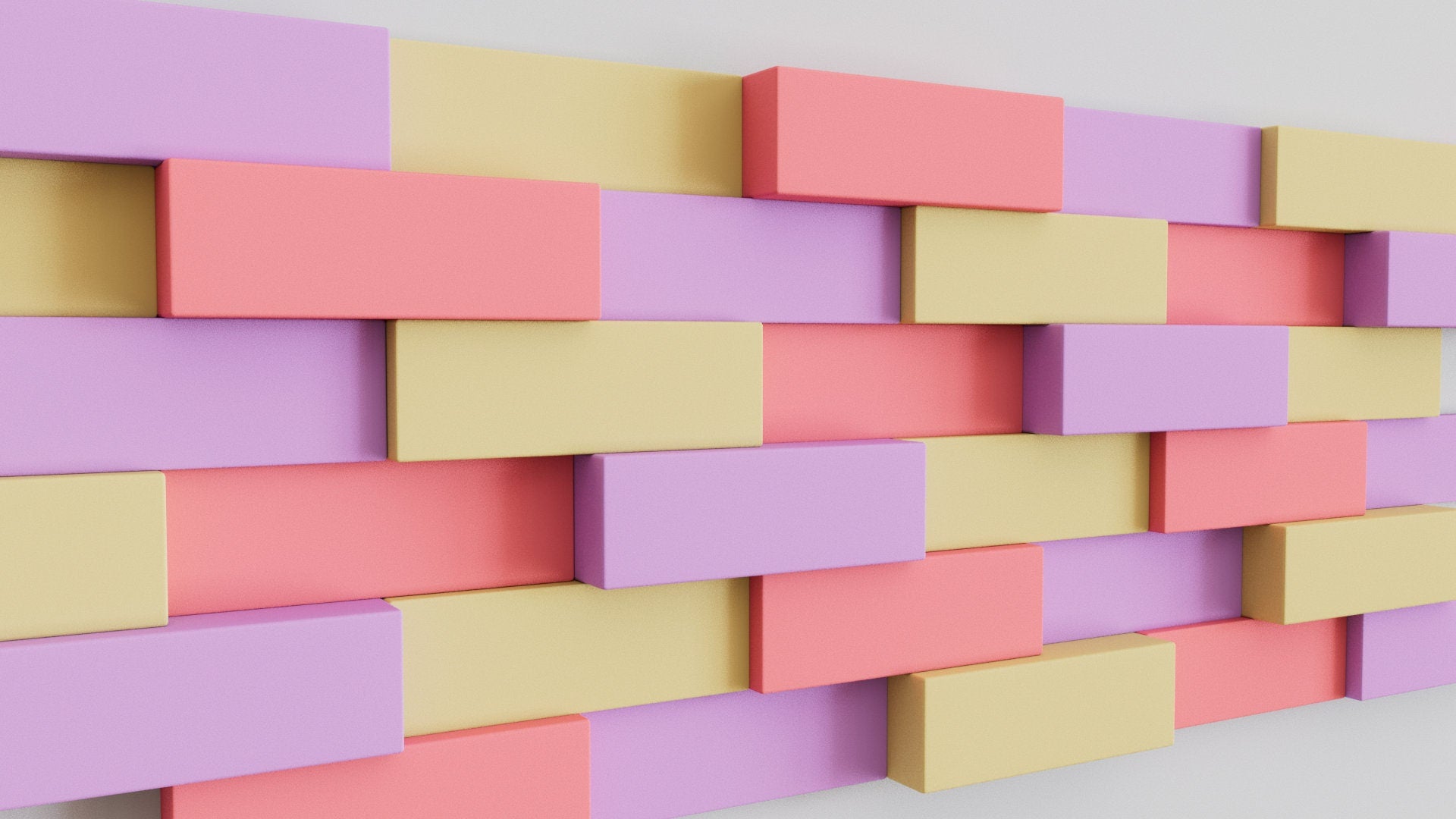 3D Rectangle Wall Tiles In Tons of Sizes & Colors! 8in Wide. Get A Modern Brick Look For Your Wall With Easy On Off 3D Rectangle Wall Tiles