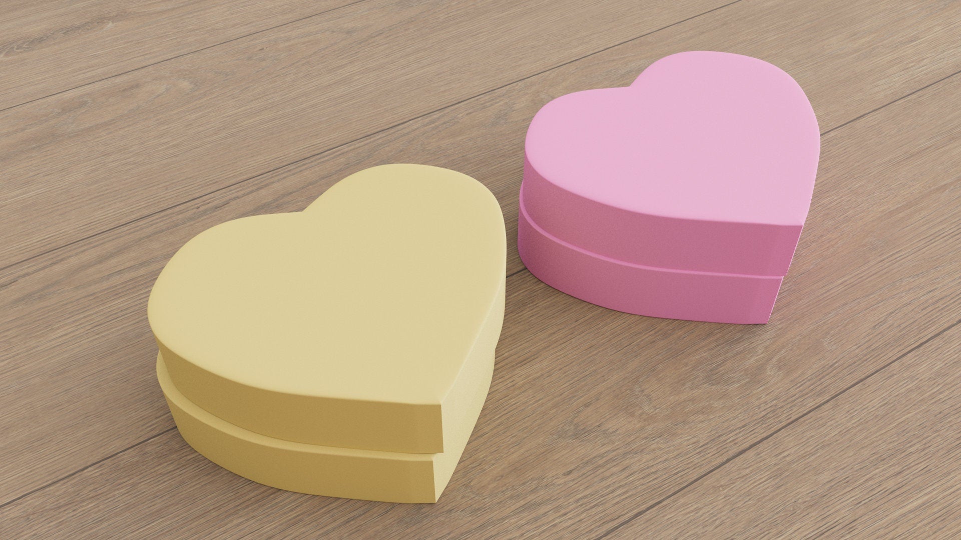 3D Heart Wall Tiles In Tons of Sizes & Colors! 5in Wide, Set of 3. Create A Modern Wall With Easy On Off 3D Heart Wall Tiles