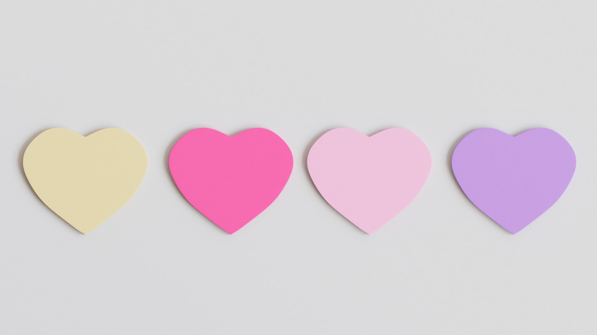 3D Heart Wall Tiles In Tons of Sizes & Colors! 3in Wide, Set of 3. Create A Modern Wall With Easy On Off 3D Heart Wall Tiles