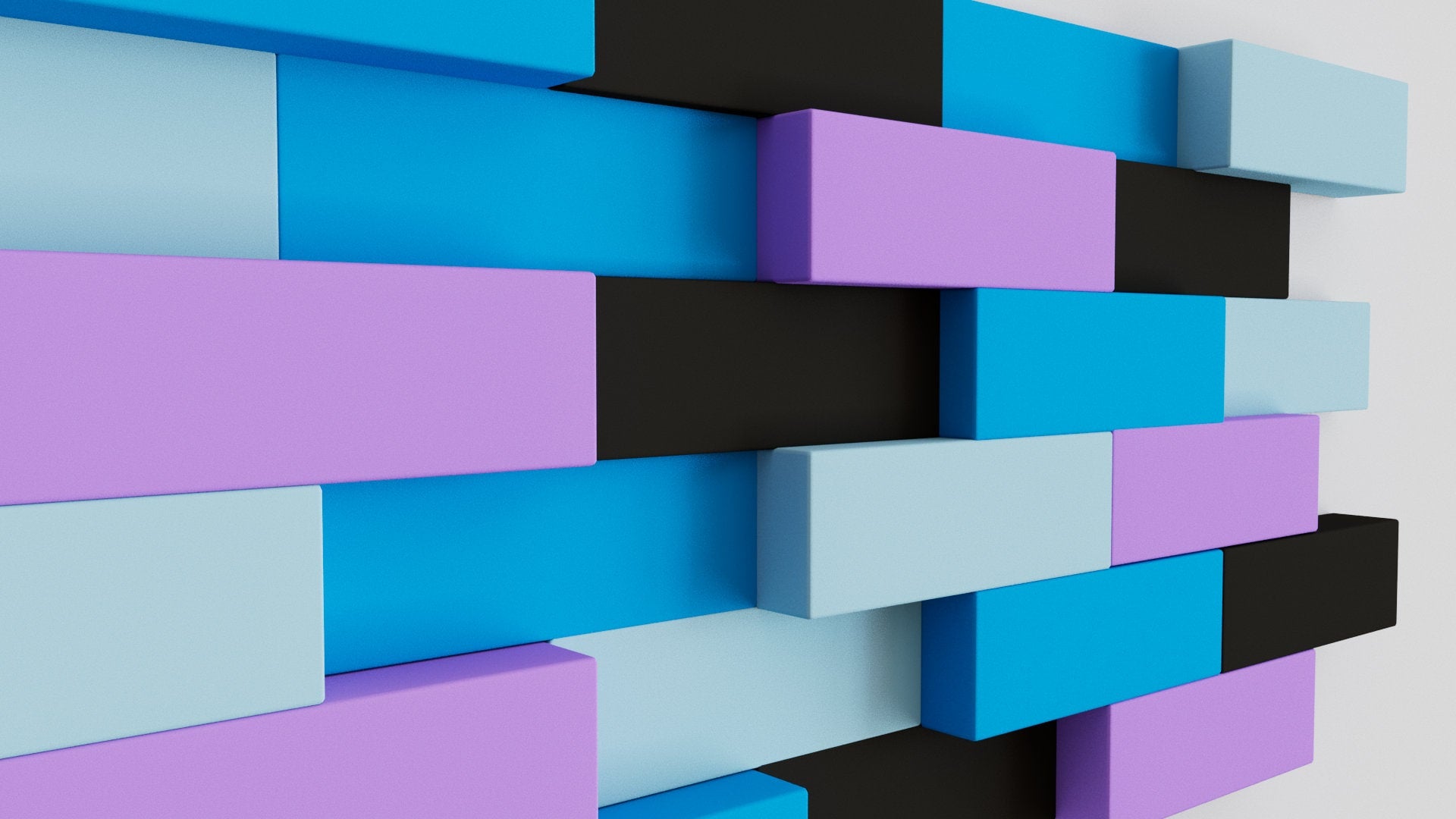 3D Rectangle Wall Tiles In Tons of Sizes & Colors! 7in Wide. Get A Modern Brick Look For Your Wall With Easy On Off 3D Rectangle Wall Tiles