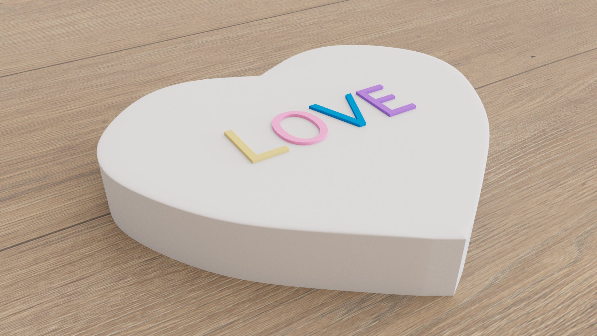 3D Message Heart Wall Tiles In Tons of Sizes & Colors! 8in Wide, Set of 3. Create A Modern Wall With Easy On Off 3D Message Heart Wall Tiles