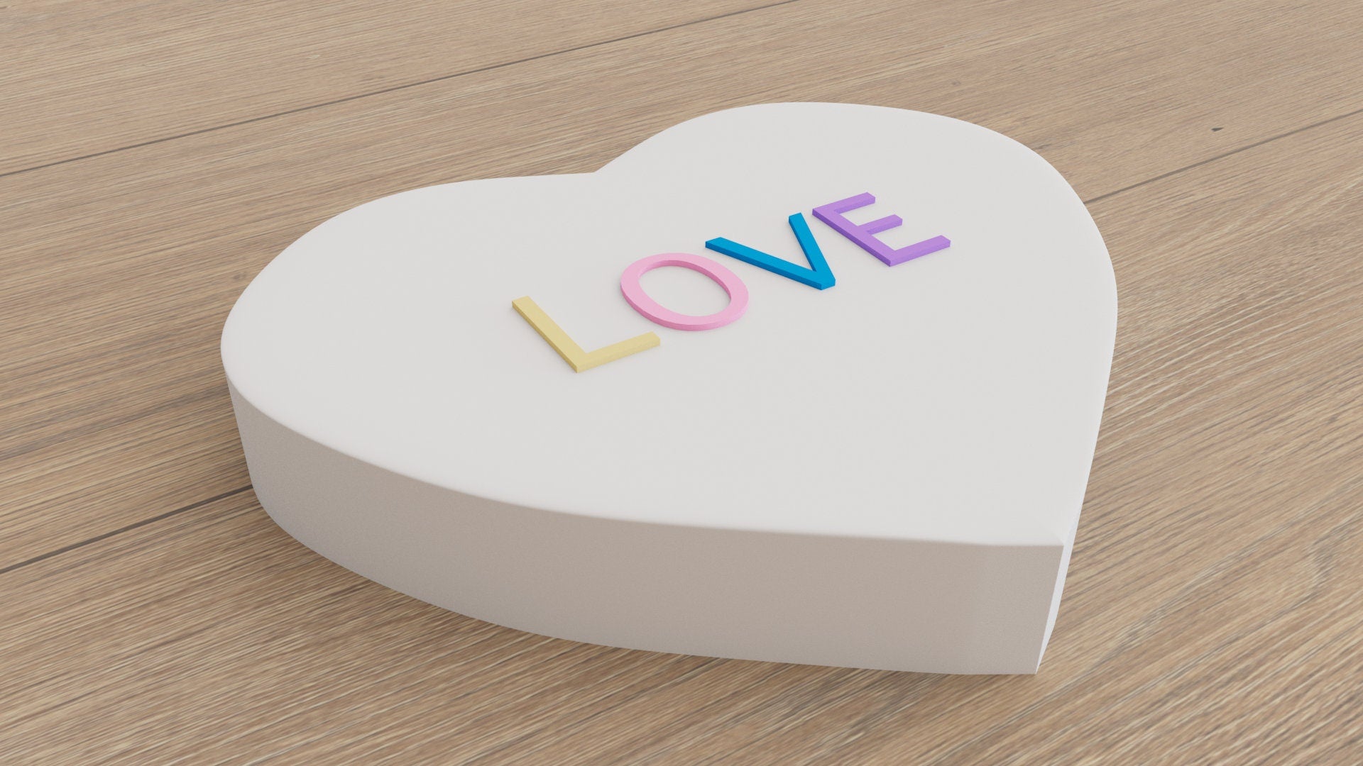 3D Message Heart Wall Tiles In Tons of Sizes & Colors! 6in Wide, Set of 3. Create A Modern Wall With Easy On Off 3D Message Heart Wall Tiles