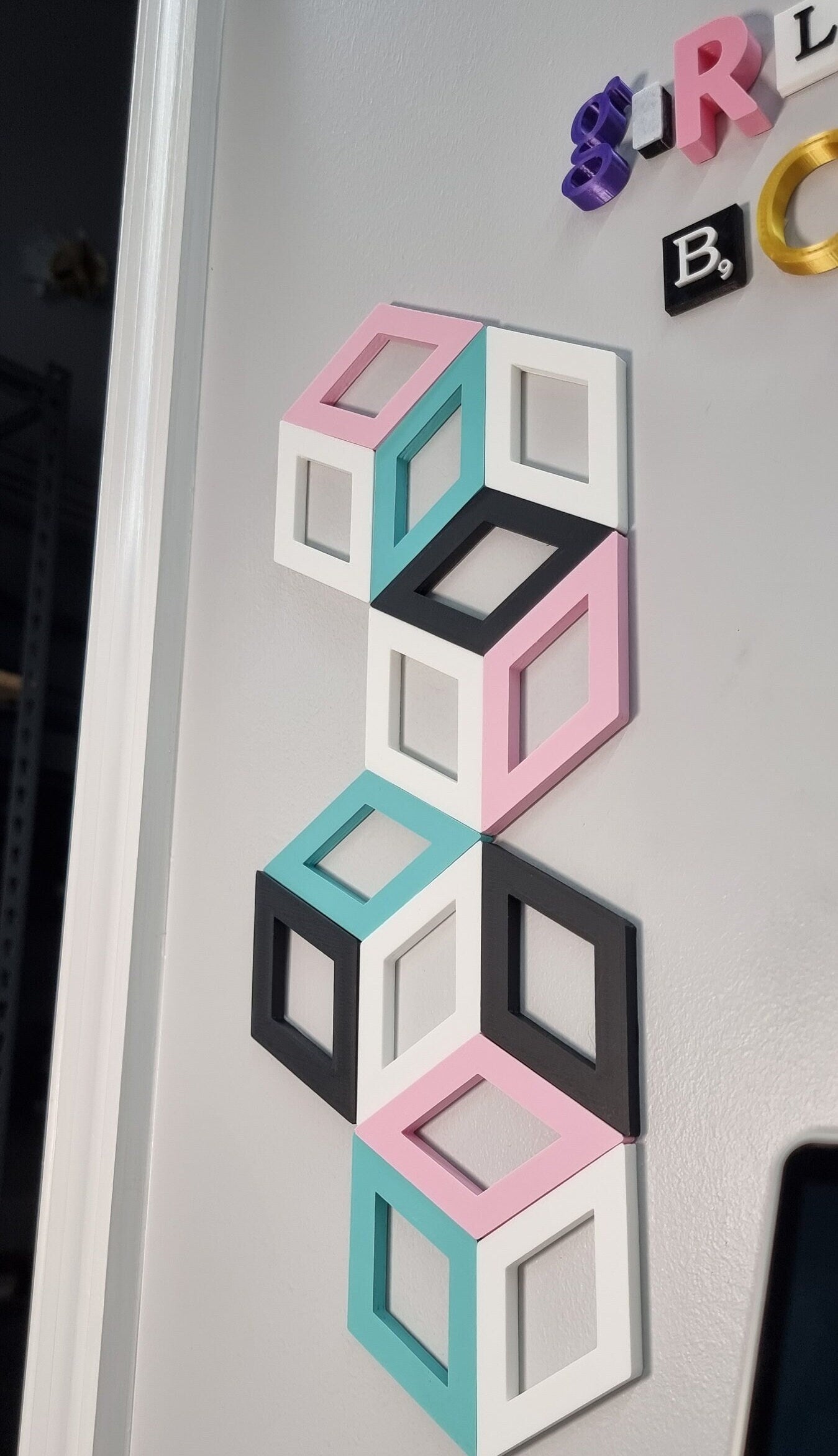 3D Diamond Wall Tiles In Tons of Sizes & Colors! 4in Wide. Get A Modern Look With Easy On Off 3D Diamond Wall Tiles (Hollow)