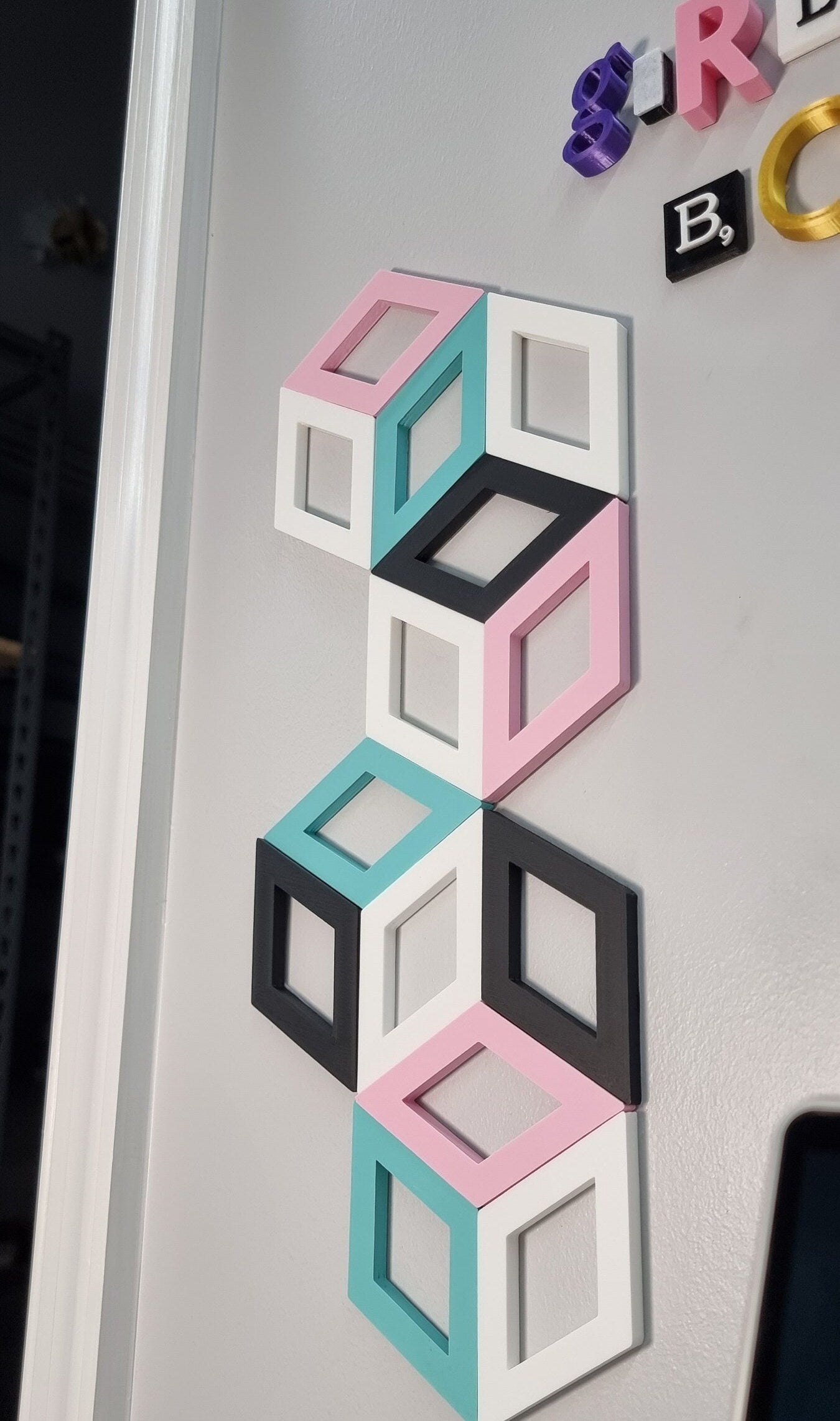 3D Diamond Wall Tiles In Tons of Sizes & Colors! 5in Wide. Get A Modern Look With Easy On Off 3D Diamond Wall Tiles (Hollow)