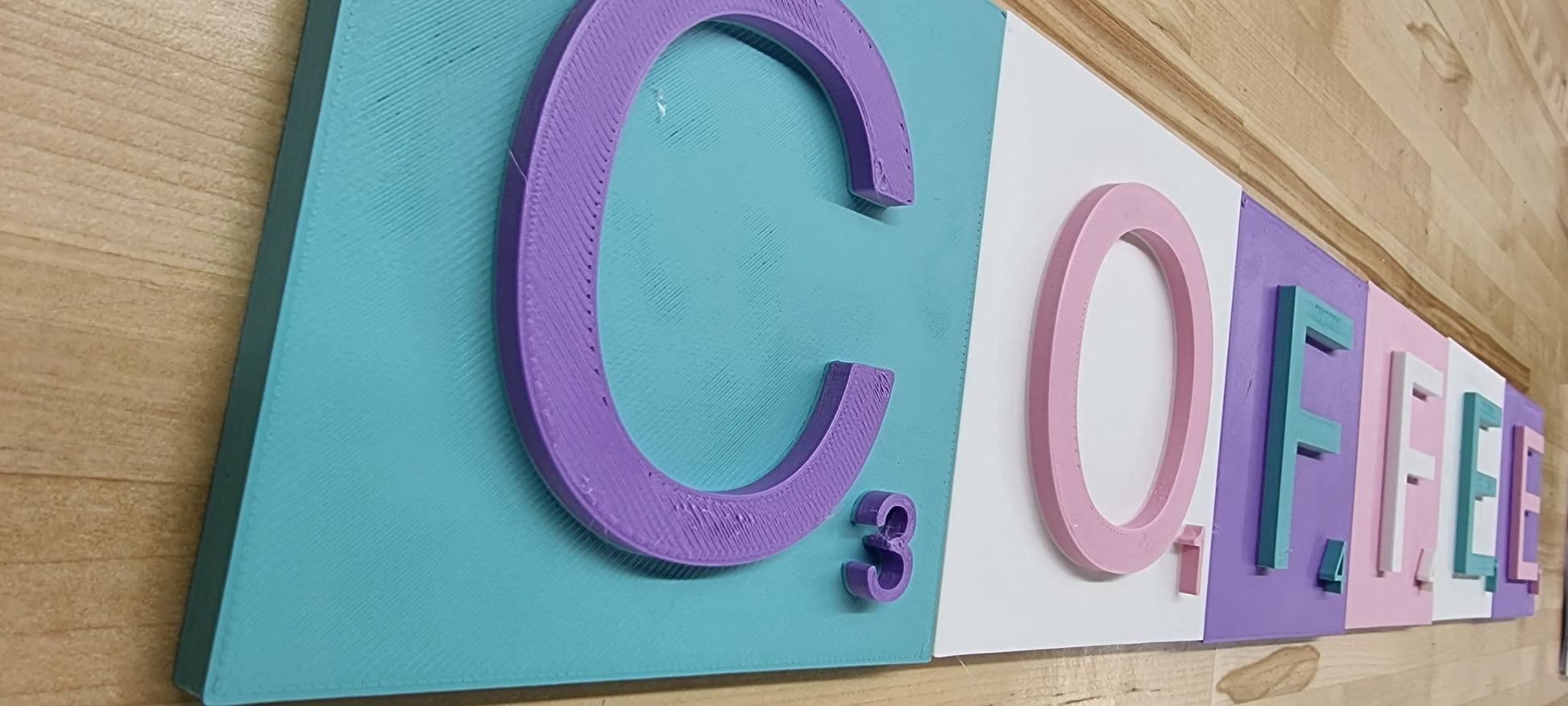 3D Effect Board Game Sign Letter Tiles - 5 Inch. Modern Look 3D Effect Sign Letter Tiles In Tons Of Colors!