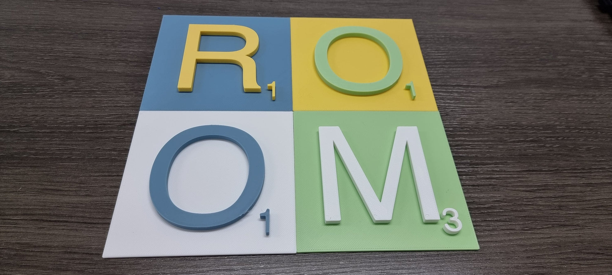 3D Effect Color Board Game Look Letter Tiles - 7 Inch. Modern 3D Effect Look Board Game Look Letter Tiles In Tons Of Colors!