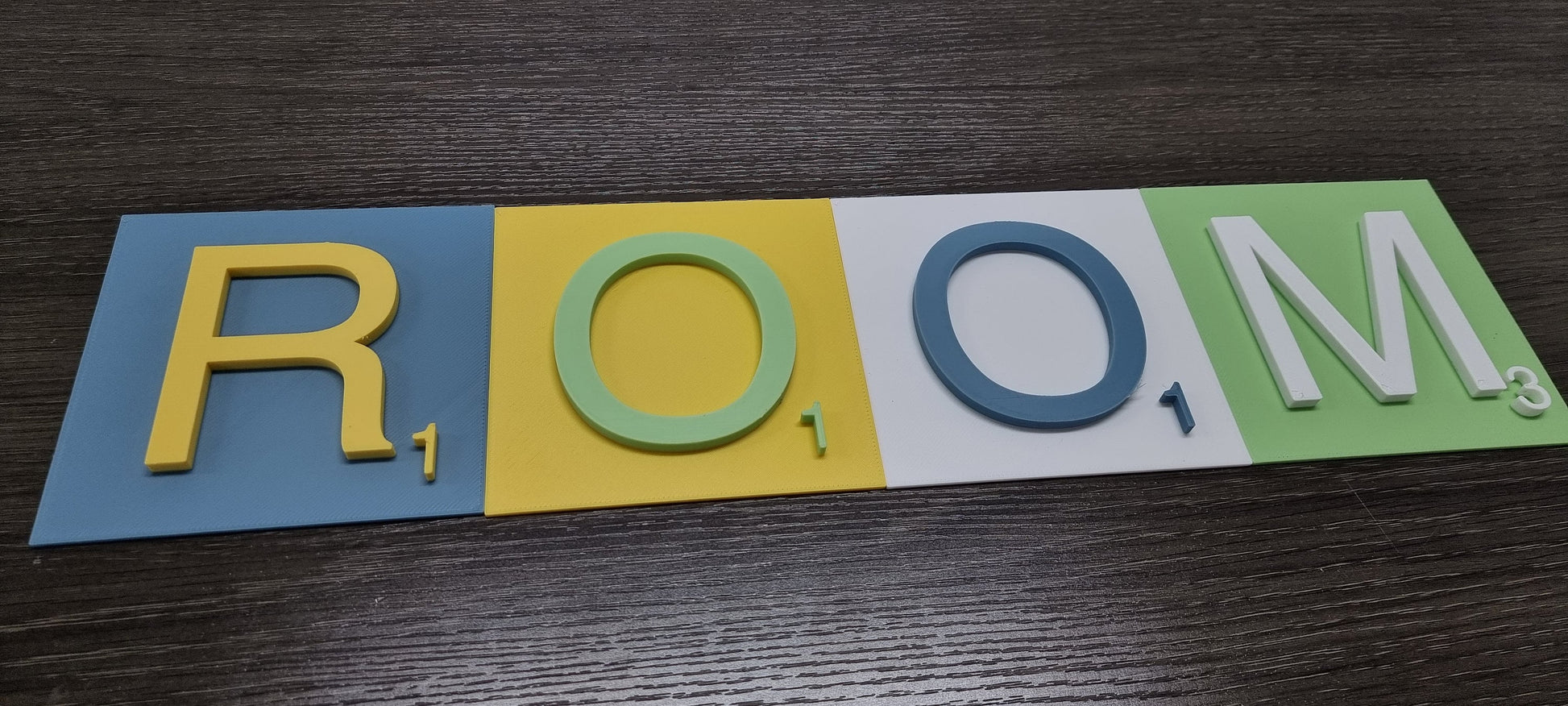 3D Effect Color Board Game Look Letter Tiles - 7 Inch. Modern 3D Effect Look Board Game Look Letter Tiles In Tons Of Colors!