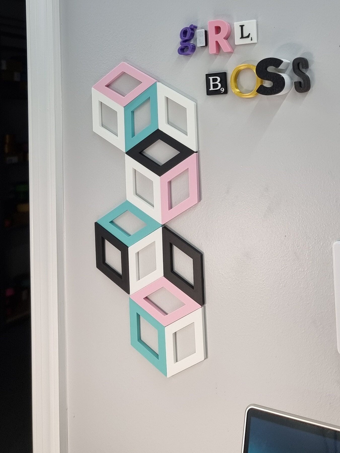 3D Diamond Wall Tiles In Tons of Sizes & Colors! 4in Wide. Get A Modern Look With Easy On Off 3D Diamond Wall Tiles (Hollow)