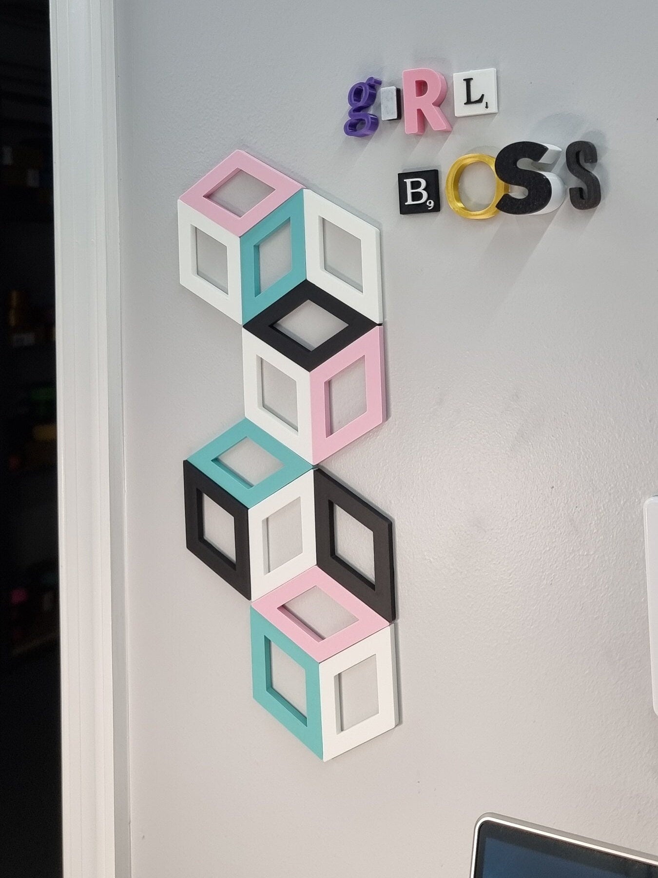 3D Diamond Wall Tiles In Tons of Sizes & Colors! 5in Wide. Get A Modern Look With Easy On Off 3D Diamond Wall Tiles (Hollow)