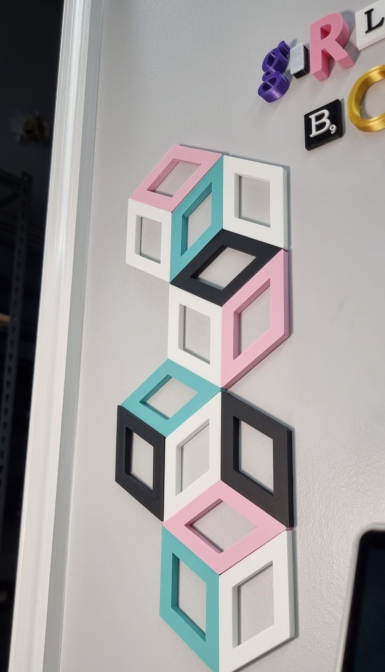 3D Diamond Wall Tiles In Tons of Sizes & Colors! 8in Wide. Get A Modern Look With Easy On Off 3D Diamond Wall Tiles (Hollow)