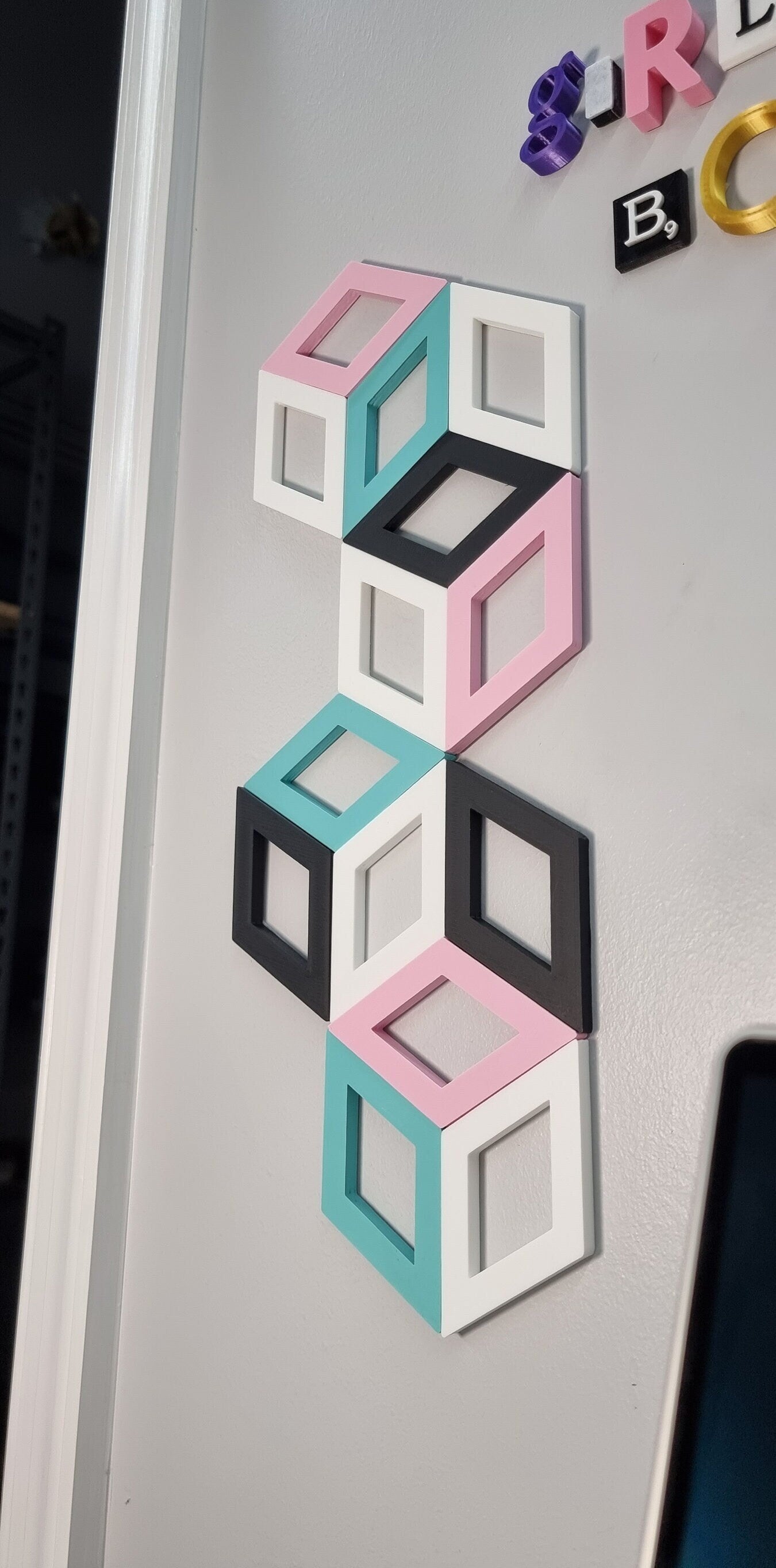 3D Diamond Wall Tiles In Tons of Sizes & Colors! 7in Wide. Get A Modern Look With Easy On Off 3D Diamond Wall Tiles (Hollow)