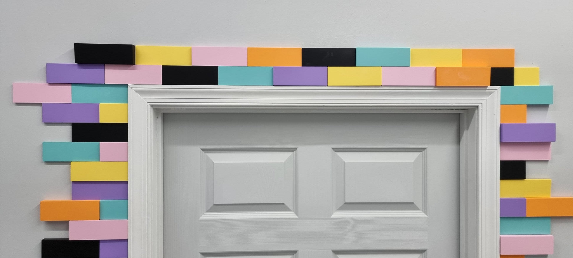 3D Rectangle Wall Tiles In Tons of Sizes & Colors! 5in Wide. Get A Modern Brick Look For Your Wall With Easy On Off 3D Rectangle Wall Tiles