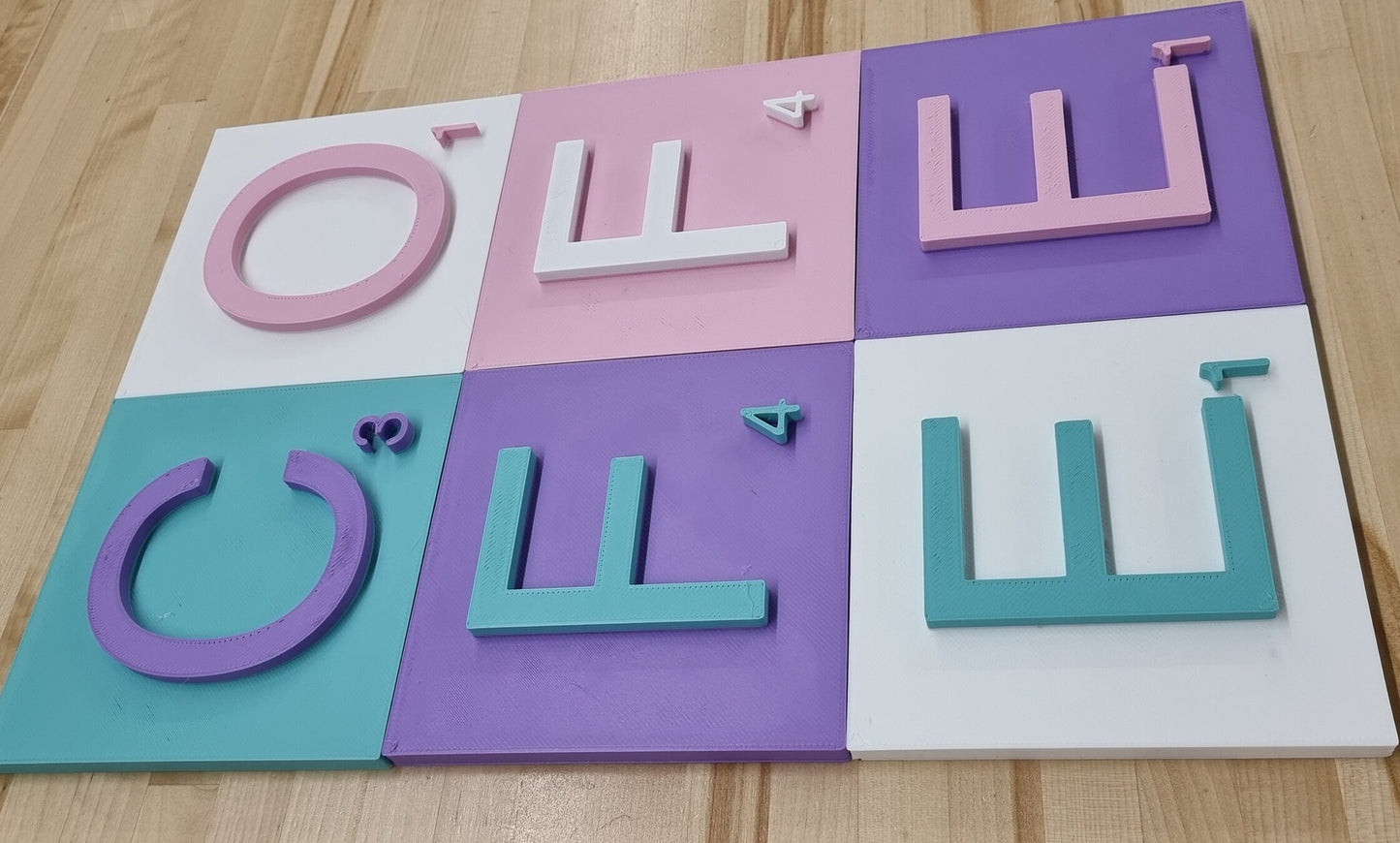 3D Effect Board Game Sign Letter Tiles - 4 Inch. Modern Look 3D Effect Sign Letter Tiles In Tons Of Colors!