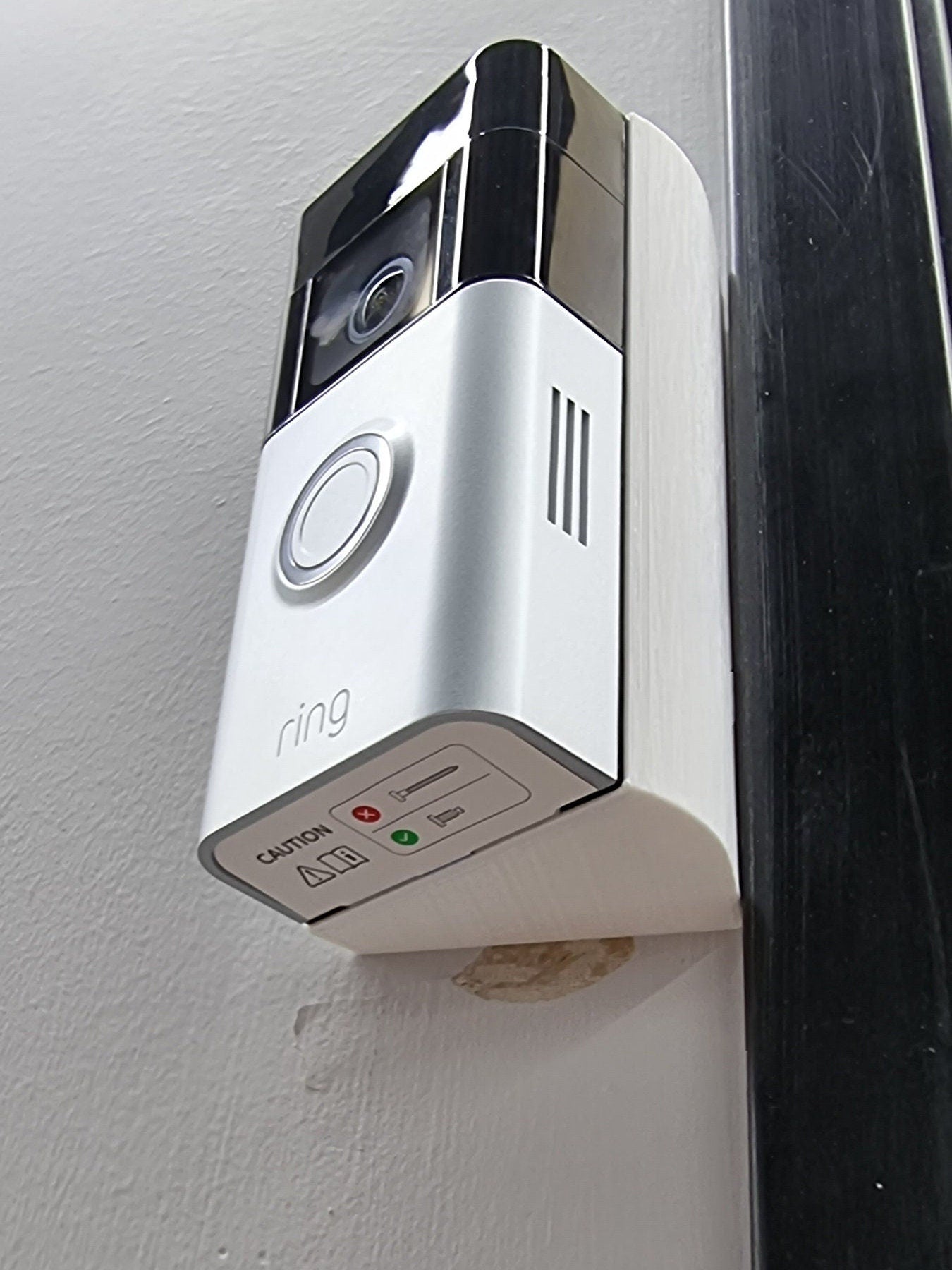 Ring Battery Doorbell Pro Mount, 30 Degree Angle. Get The Perfect Viewing Angle For Your Ring Battery Doorbell Pro Video Doorbell