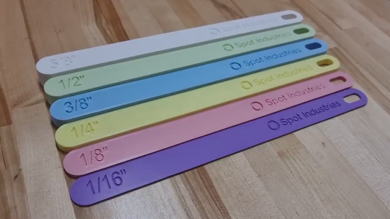 Dough Stick Pairs (Metric mm). Get The Perfect Height Every Time With Our Eco-Friendly Dough Stick Set