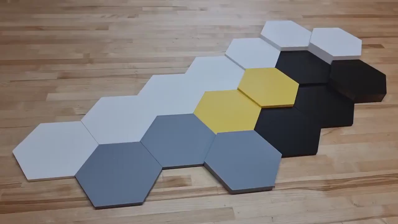 3D Hexagon Wall Tiles In Tons of Sizes & Colors! 5in Wide. Get A Modern Honeycomb Look With 3D Hexagon Wall Tiles