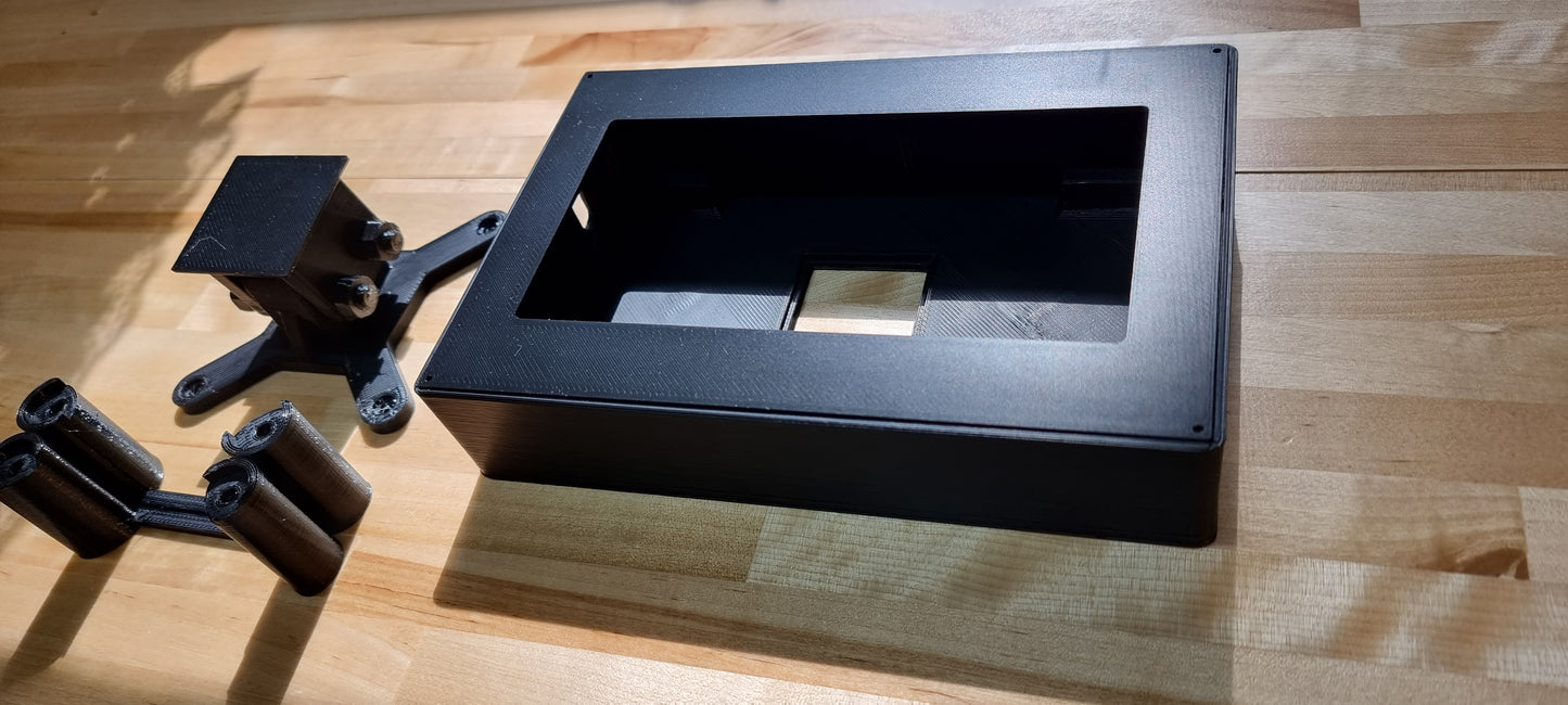 Enclosed Wall Mount For Elgato Stream Deck XL. Fits 75mm VESA Pattern