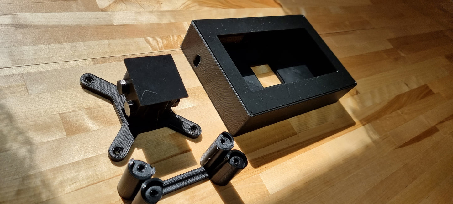 Enclosed Wall Mount For Elgato Stream Deck XL. Fits 75mm VESA Pattern