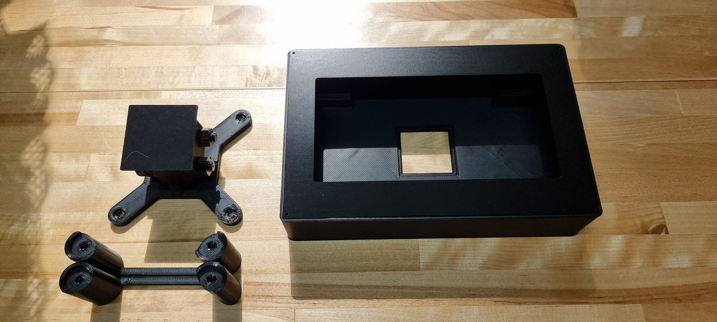 Enclosed Wall Mount For Elgato Stream Deck XL. Fits 75mm VESA Pattern