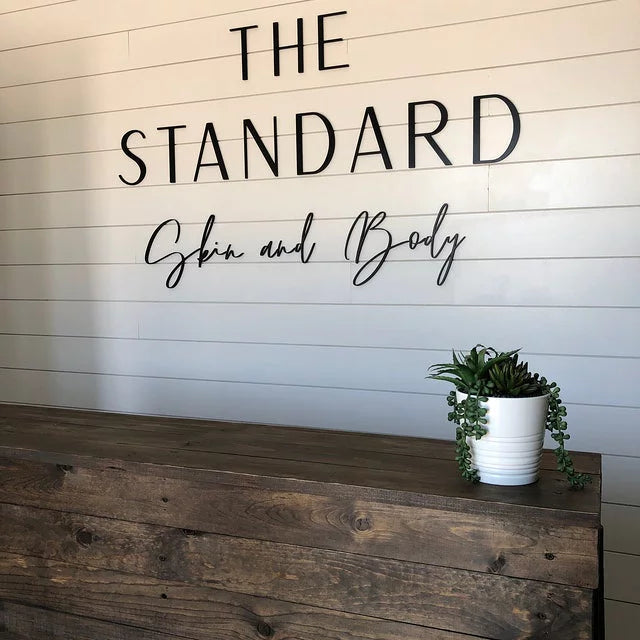 Custom Lobby Sign Letters - 3/4 Inch