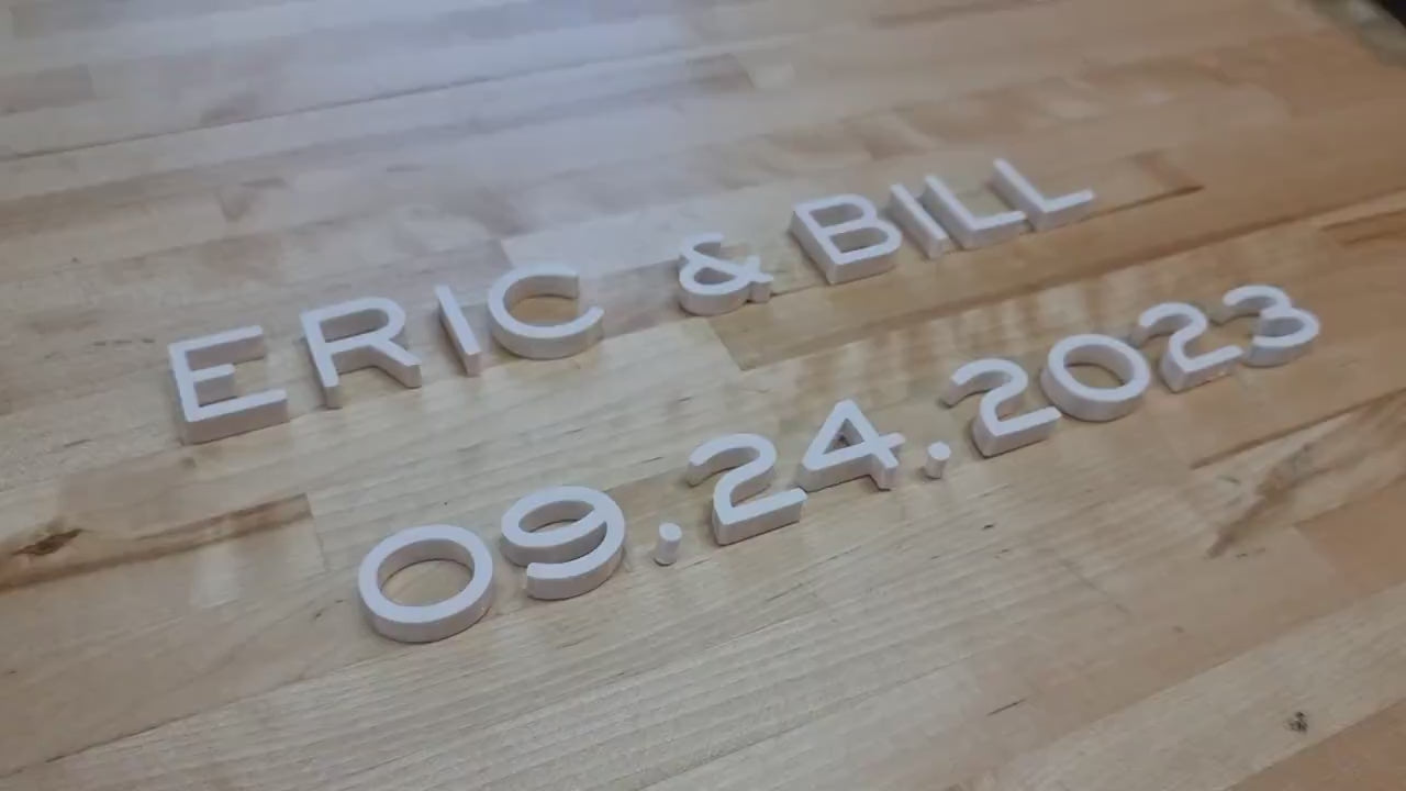 Totally Custom Outdoor Wedding Sign Letters 1/3in Thick. Any Font, Size Or Color. Perfect Wedding Letters For Ceremonies, Receptions & More