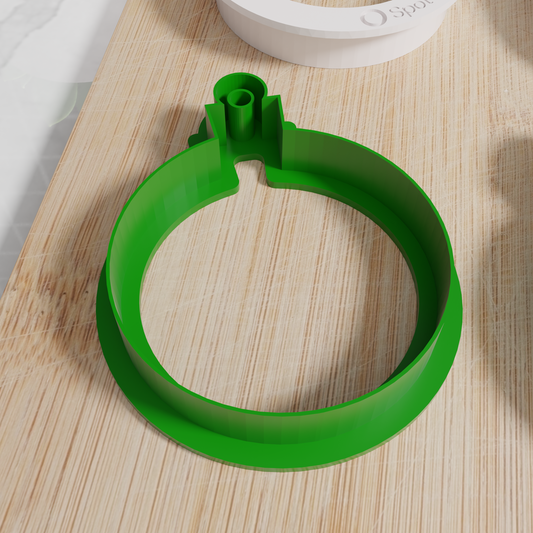 Easy Grip Holiday Ball Cookie Cutter Set For Kids & Adults! Custom Sizes, Multiple Colors. Work As Clay Cutter And Fondant Cutter Too!
