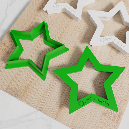Star Shape Cookie Cutter Set For Kids & Adults! Custom Sizes, Multiple Colors. Work As Clay Cutter And Fondant Cutter Too!