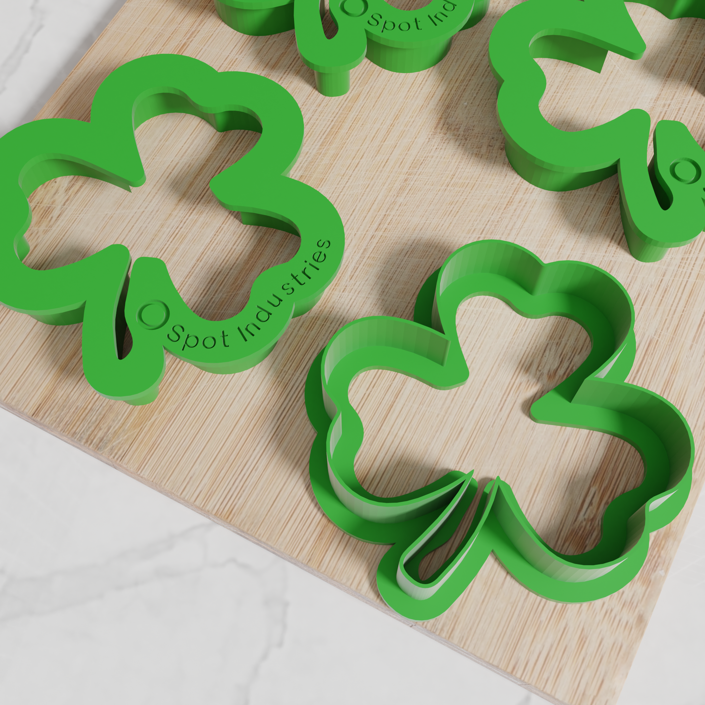 Clover Cookie Cutter. Multiple Sizes And Colors. Lucky Clover Cookie Cutter Matches Our Other St. Patrick's Cutters
