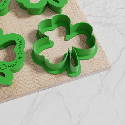 Clover Cookie Cutter. Multiple Sizes And Colors. Lucky Clover Cookie Cutter Matches Our Other St. Patrick's Cutters