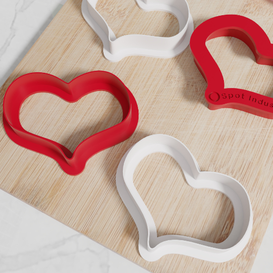 Heart Shape Cookie Cutter Set. Multiple Sizes And Colors. Matches Our Other Heart Shape Cookie Cutters