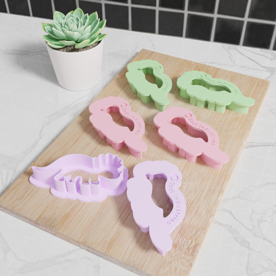 Triceratops Cookie Cutter Set. 4 Sizes Tons Of Colors. Triceratops Cookie Cutter Matches Our Other Dinosaurs!