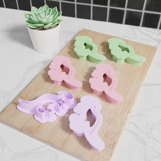 Hadrosaur Cookie Cutter Set. 4 Sizes Tons Of Colors. Hadrosaur Dinosaur Cookie Cutter Matches Our Other Dinos!